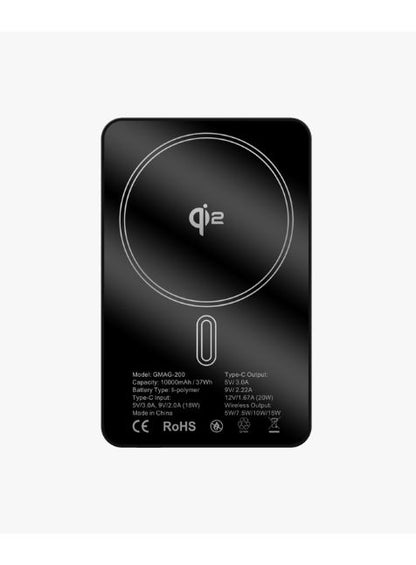 GRABIT GMAG-200 MAGNAT  Qi2 10K mAh BLK