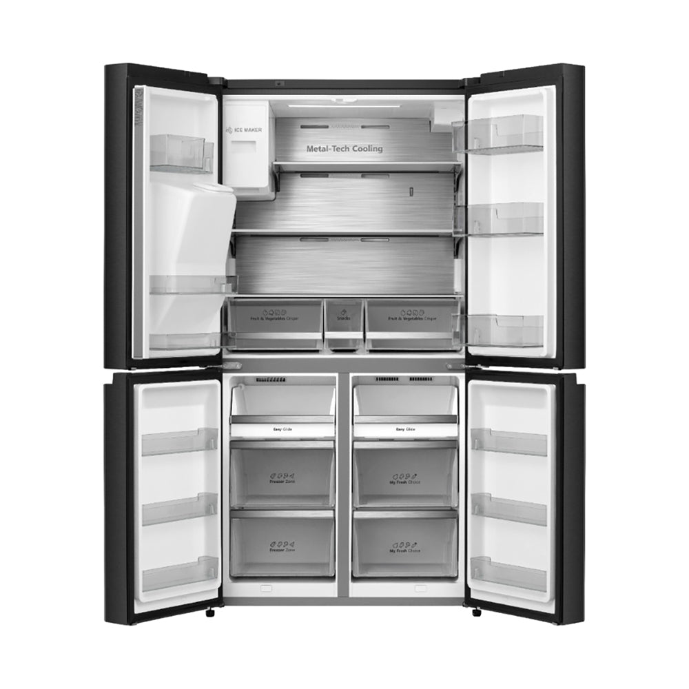 Gorenje Bottom Mount Refrigerator 565L Black NRM9181SBI