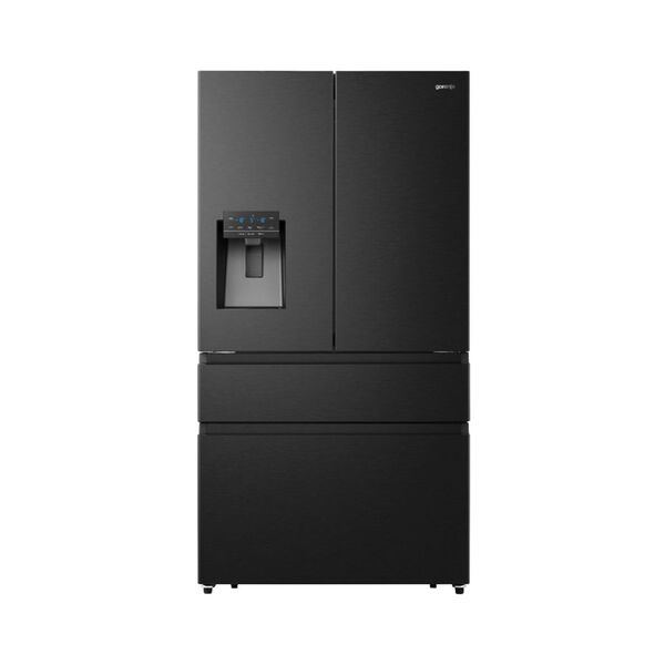 Gorenje French Door Refrigerator 560L Black NRM9181FBI