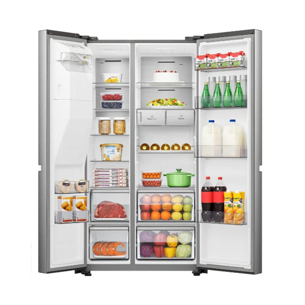 Hisense Side By Side Refrigerator 819L Silver RS819N4ISU