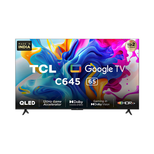 TCL Google 4K UHD QLED TV 65-inch Black 65C645