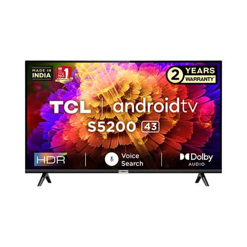 TCL Full HD Android Smart LED TV 43" Black 43S5200