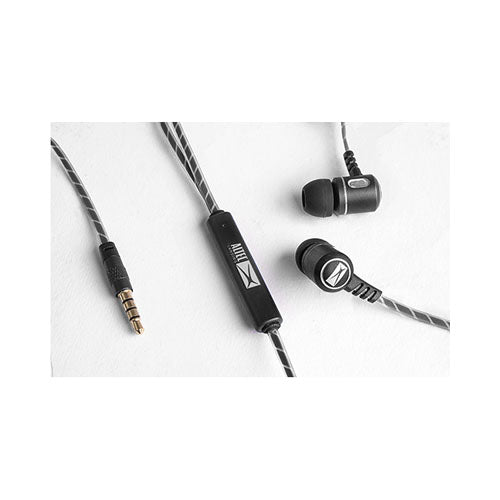 Altec Lansing Metal Wired In-Ear Earphones Black