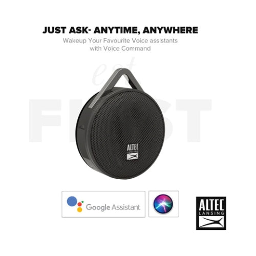 Altec Lansing Orbit Go Bluetooth Speaker Black