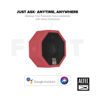 Altec Lansing Solo Bluetooth Speaker Red