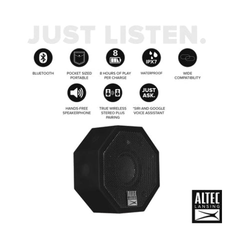 Altec Lansing Solo Bluetooth Speaker Black