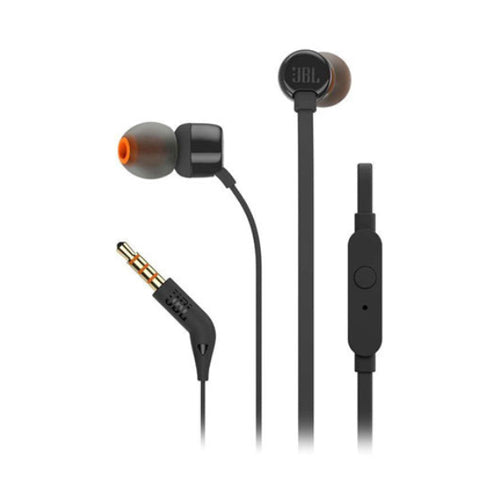 JBL T110 Wired In-Ear Earphones Black