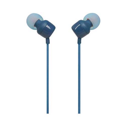 JBL T110 Wired In-Ear Earphones Blue