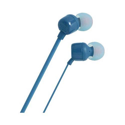 JBL T110 Wired In-Ear Earphones Blue