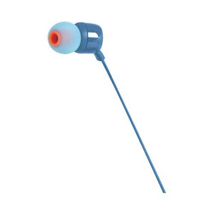 JBL T110 Wired In-Ear Earphones Blue