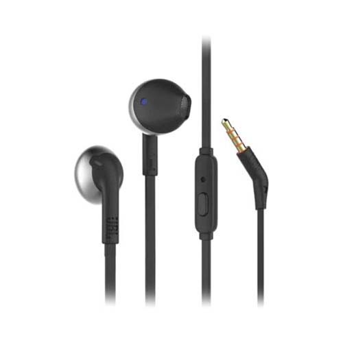 JBL T205 Wired In-Ear Earphones Black