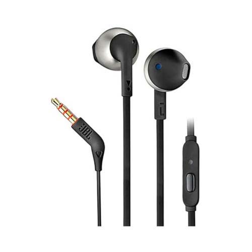 JBL T205 Wired In-Ear Earphones Black