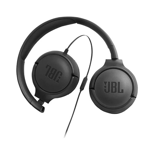 JBL T500 Wired On-Ear Headphones Black Ecity Electronics