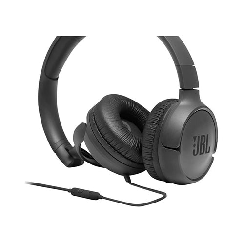 JBL T500 Wired On-Ear Headphones Black