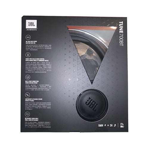 JBL Tune 700BT Bluetooth Over-Ear Headphones Black