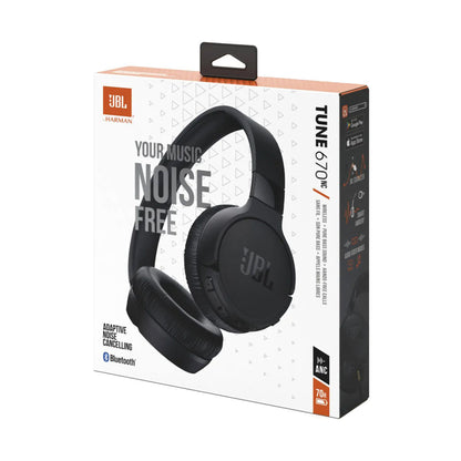 JBL Tune 670NC Wireless On-Ear Headphones Black