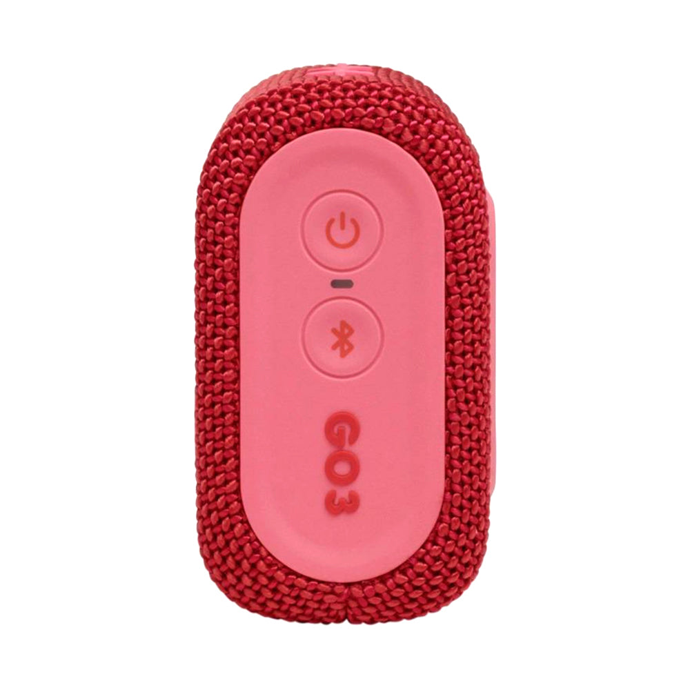 JBL Go 3 Portable Bluetooth Speaker Red