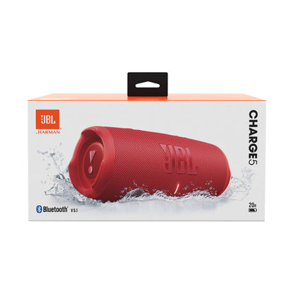 JBL Charge 5 Portable Bluetooth Speaker Red