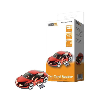 XL Car Shape USB Hub Red