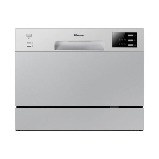 Hisense 6 Place Settings Countertop Dishwasher Silver H6DSS