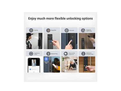 EZVIZ DL50FVS FACE RECOGN SMART LOCK BLK