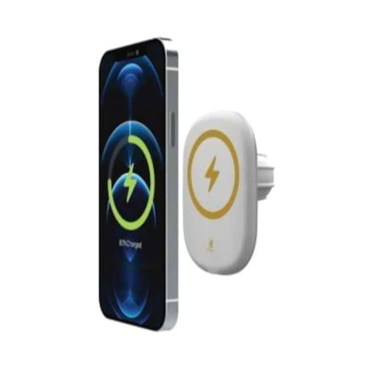 Smart 15W Premium Magnetic Wireless Car Charger White