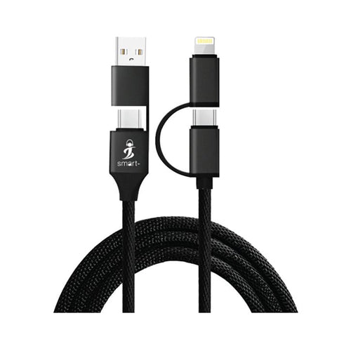 Smart Lightning To USB Type-C Cable Black