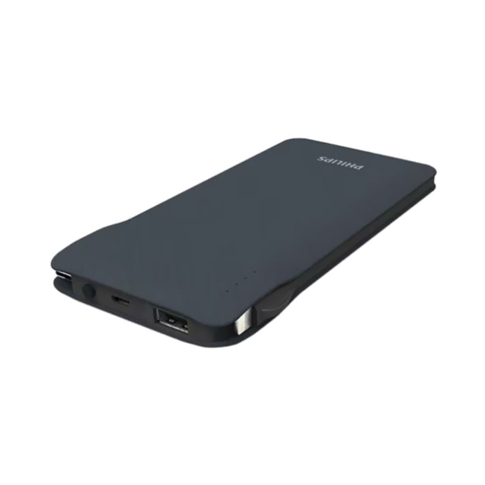 Philips Portable Power Bank with Cable 10000mAh Black