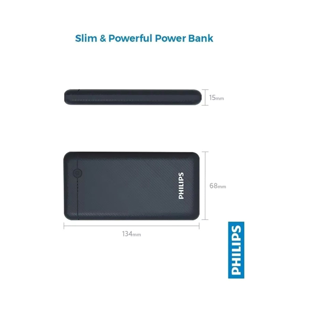 Philips Portable Power Bank 10000mAh Blue