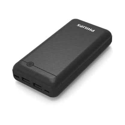 Philips 2X Faster Power Bank 20000mAh Black