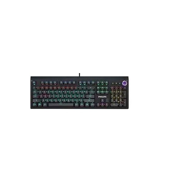 Philips USB Wired Gaming Keyboard Black