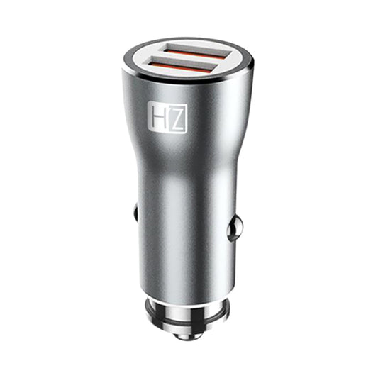 Heatz Dual Port Smart Car Charger Silver