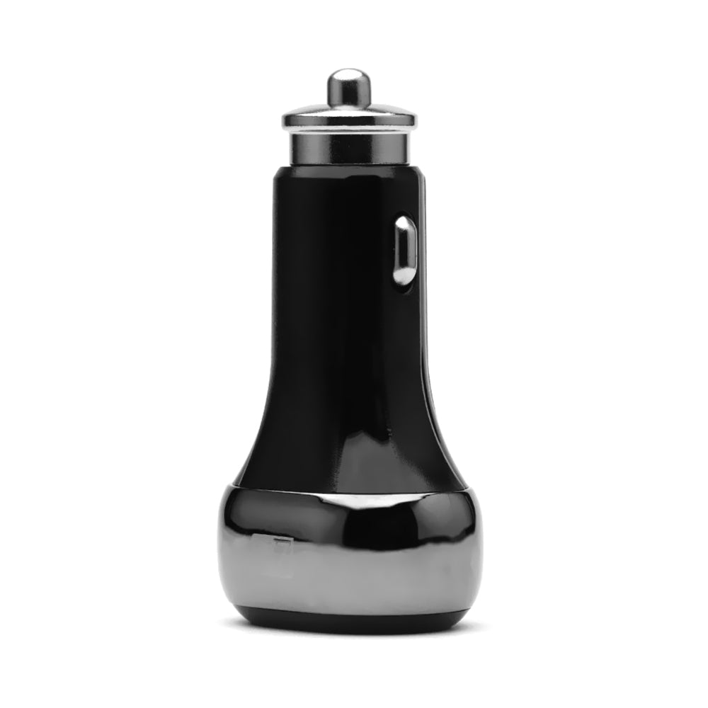 Heatz Dual Port PD USB Fast Car Charger Black