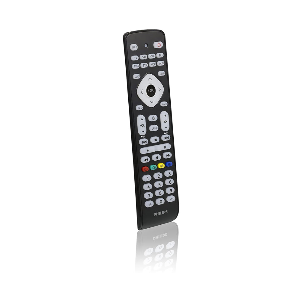 Philips 8-In-1 Universal Remote Control Black