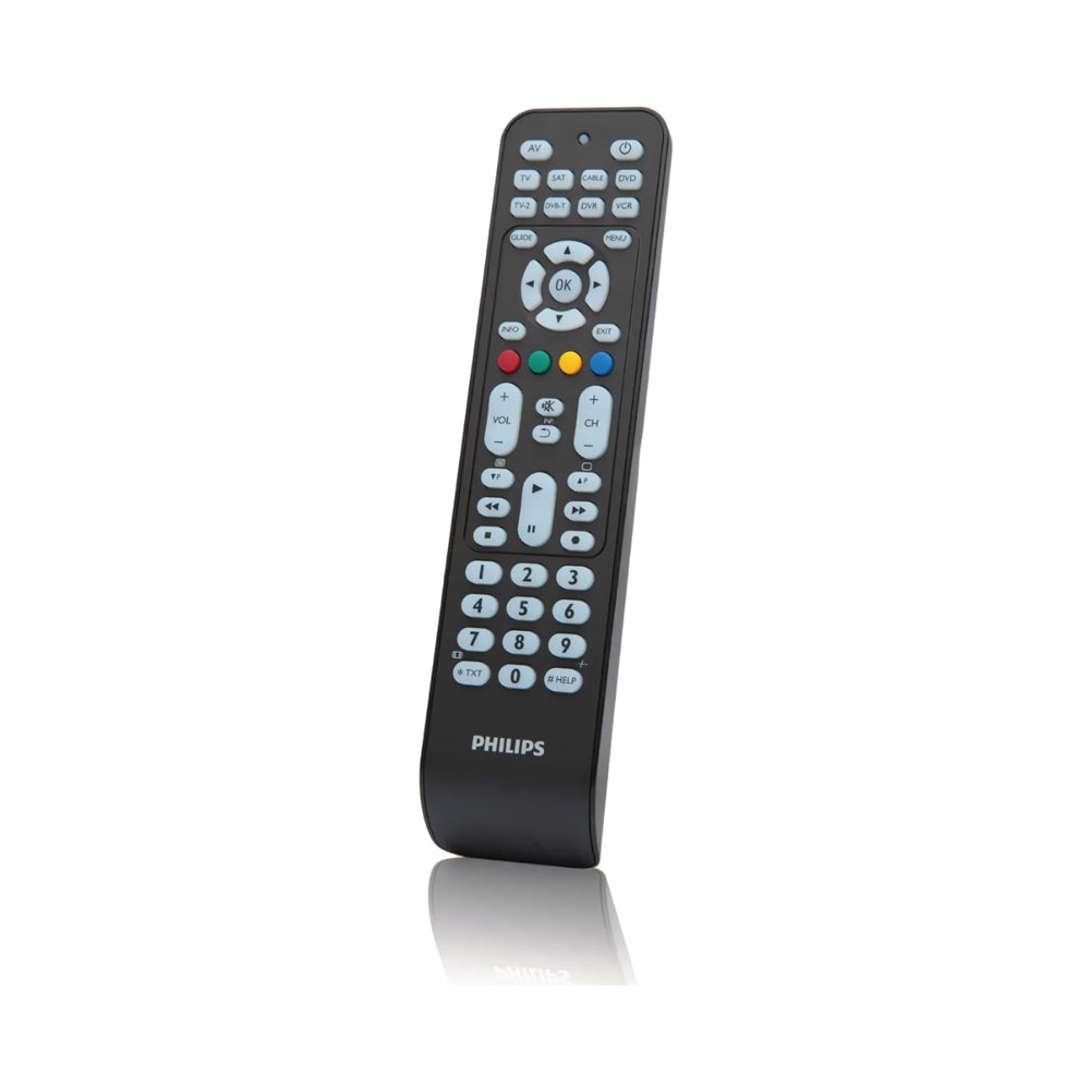 Philips 8-In-1 Universal Remote Control Black