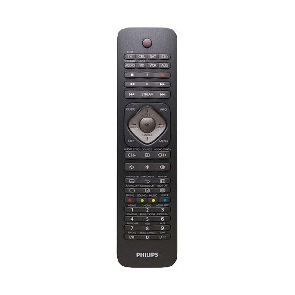 Philips 8-in-1 Universal Remote Control Black