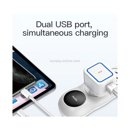 Totulife EU Dual USB Travel Charger White