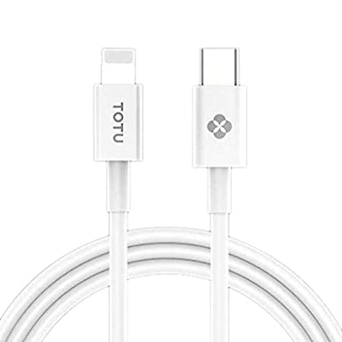 Totu Type-C To Lighting Braided Cable 100cm White