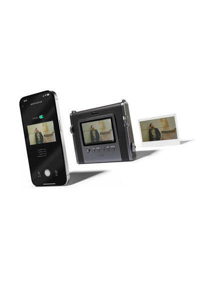 FUJIFILM INSTAX WIDE EVO HYBRID INSTANT BLACK CAMERA