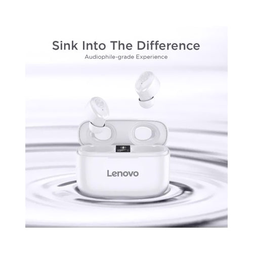 Lenovo True Wireless Stereo Earbuds with Charging Case White