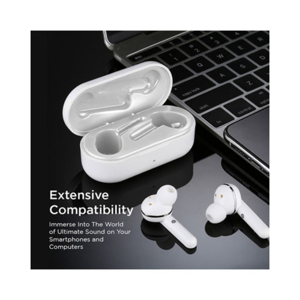 Lenovo True Wireless Stereo Earbuds with Charging Case White