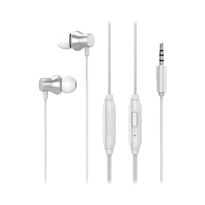 Lenovo Noise Reduction Wired In-Ear Earphones Grey