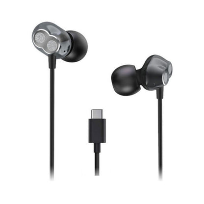 Lenovo Metal Wired In-Ear Earphones Black