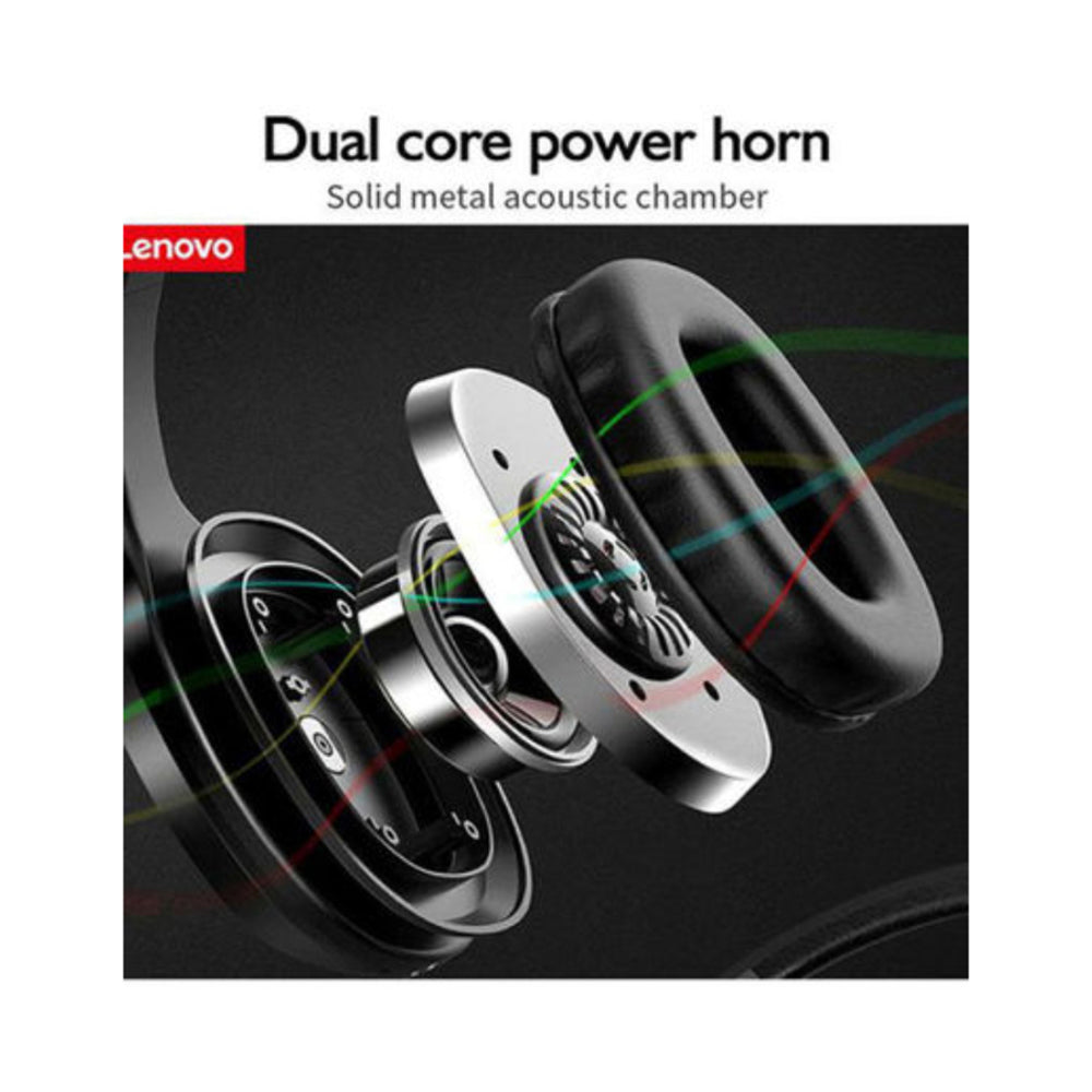 Lenovo Wireless Over-Ear Headphones Black