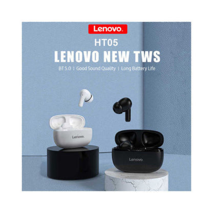 Lenovo True Wireless Earbuds with Charging Case Black