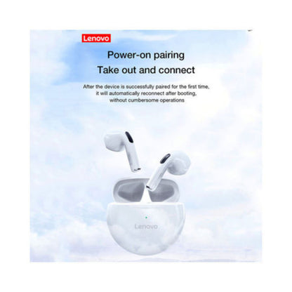 Lenovo LivePods TWS Bluetooth Portable Earbuds White