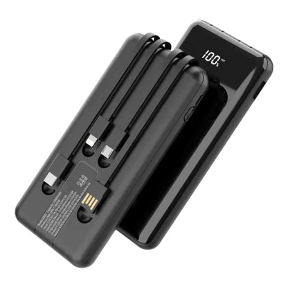 Aspor Quick Charging Wireless Power Bank 10000mAh Black