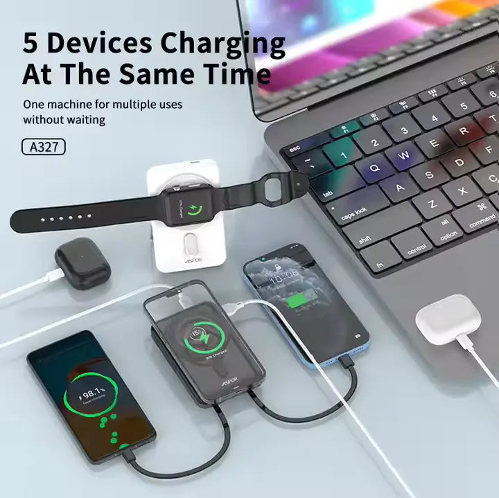 Aspor A327 Magnetic 10000 mAh Power Bank