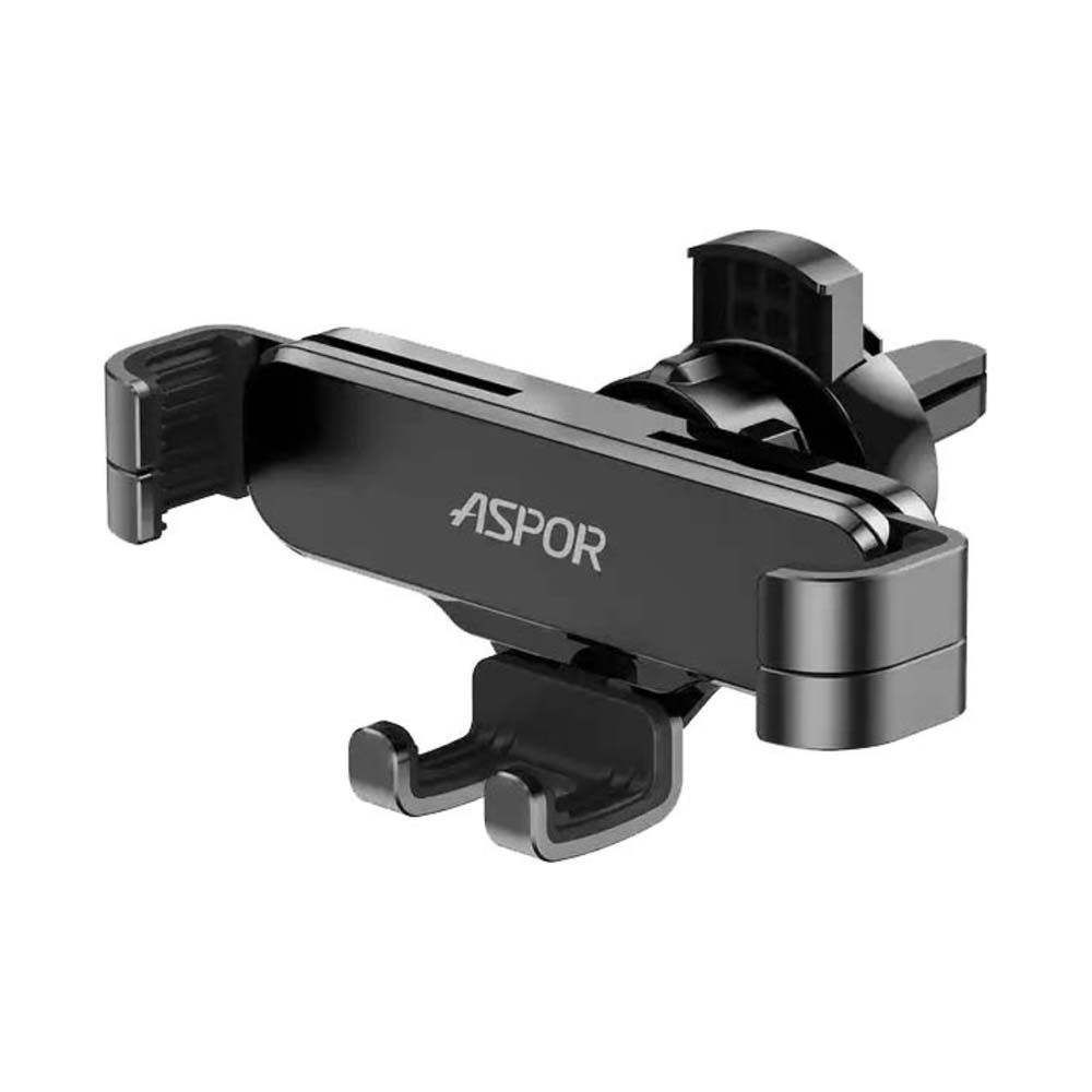 Aspor Hot Selling Gravity Mobile Car Mount Bracket Black