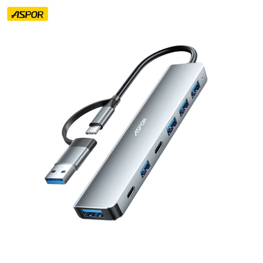 ASPOR A781 7 IN 1 PORTABLE TYPE C HUB
